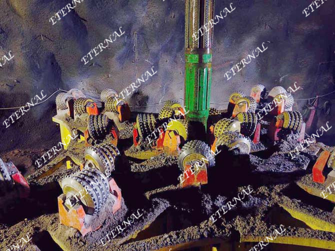 Raise boring 6m reamer on Peru site